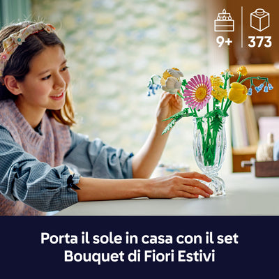 Bouquet di fiori estivi fotografia promozionale "Porta il sole in casa con il set Bouquet di Fiori Estivi"