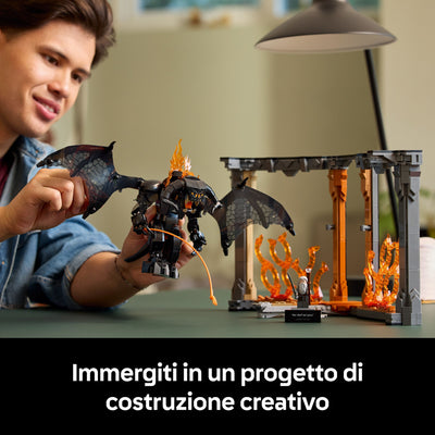 Il Signore degli Anelli: Book Nook del Balrog™ fotografia promozionale "Immergiti in un progetto di costruzione creativo"