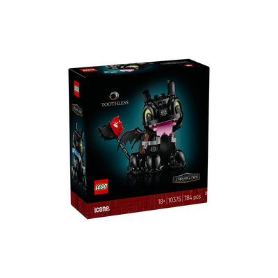 Dragon Trainer: Sdentato visione con prospettiva laterale della scatola del set lego