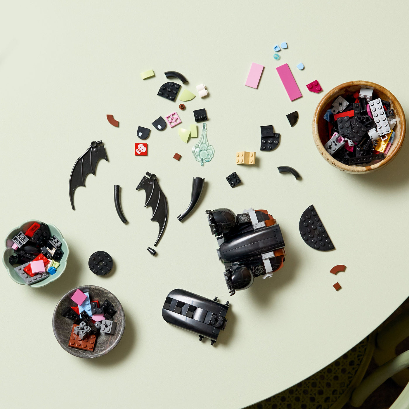 Dragon Trainer: Sdentato fotografia dall'alto del set lego in costruzione
