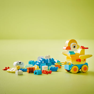 Animali su ruote 3 in 1 fotografia del set duplo con disposizione orizzontale