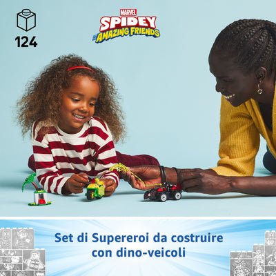 Inseguimento sui dino-veicoli di Spin ed Electro