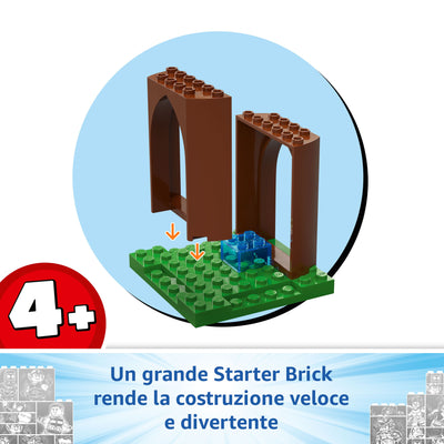 Battaglia con il raptor al quartier generale sull’albero di Spider-man e Gobby
