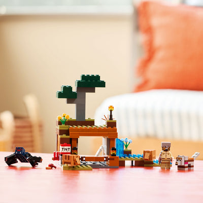Spedizione nella miniera dell’armadillo fotografia del set lego con disposizione orizzontale