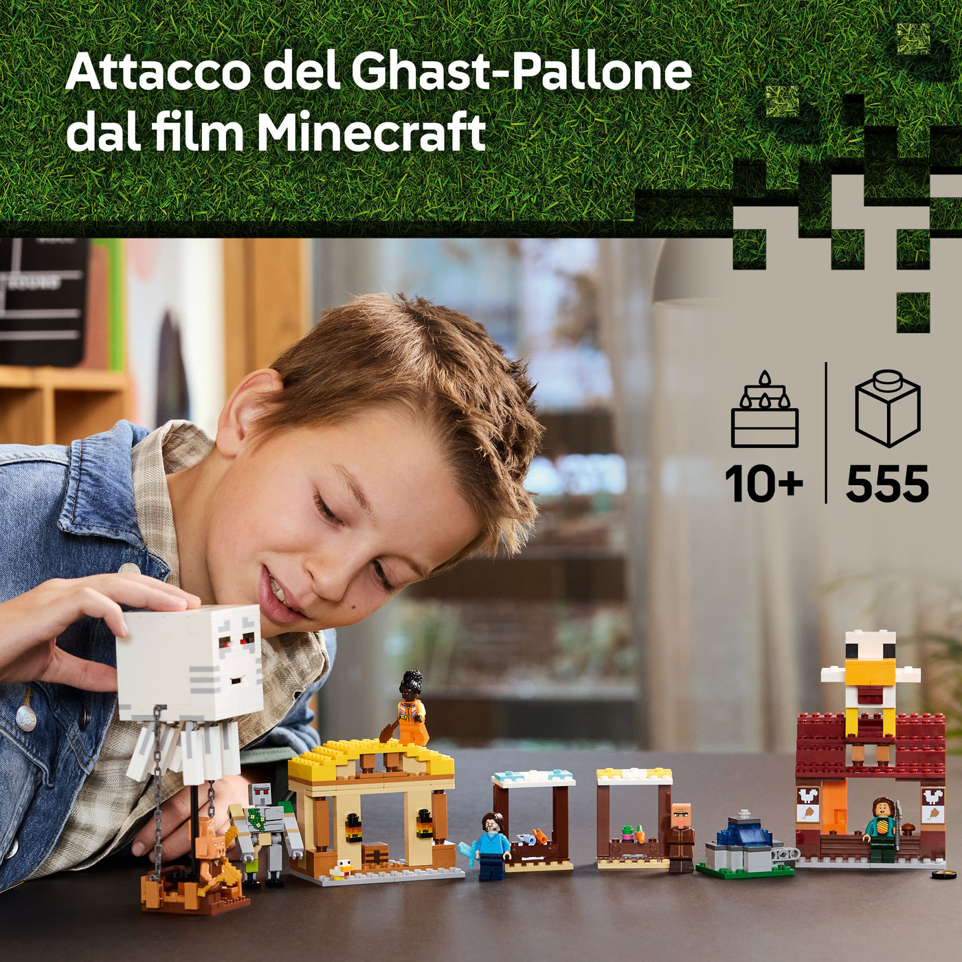 Attacco al villaggio del Ghast-pallone