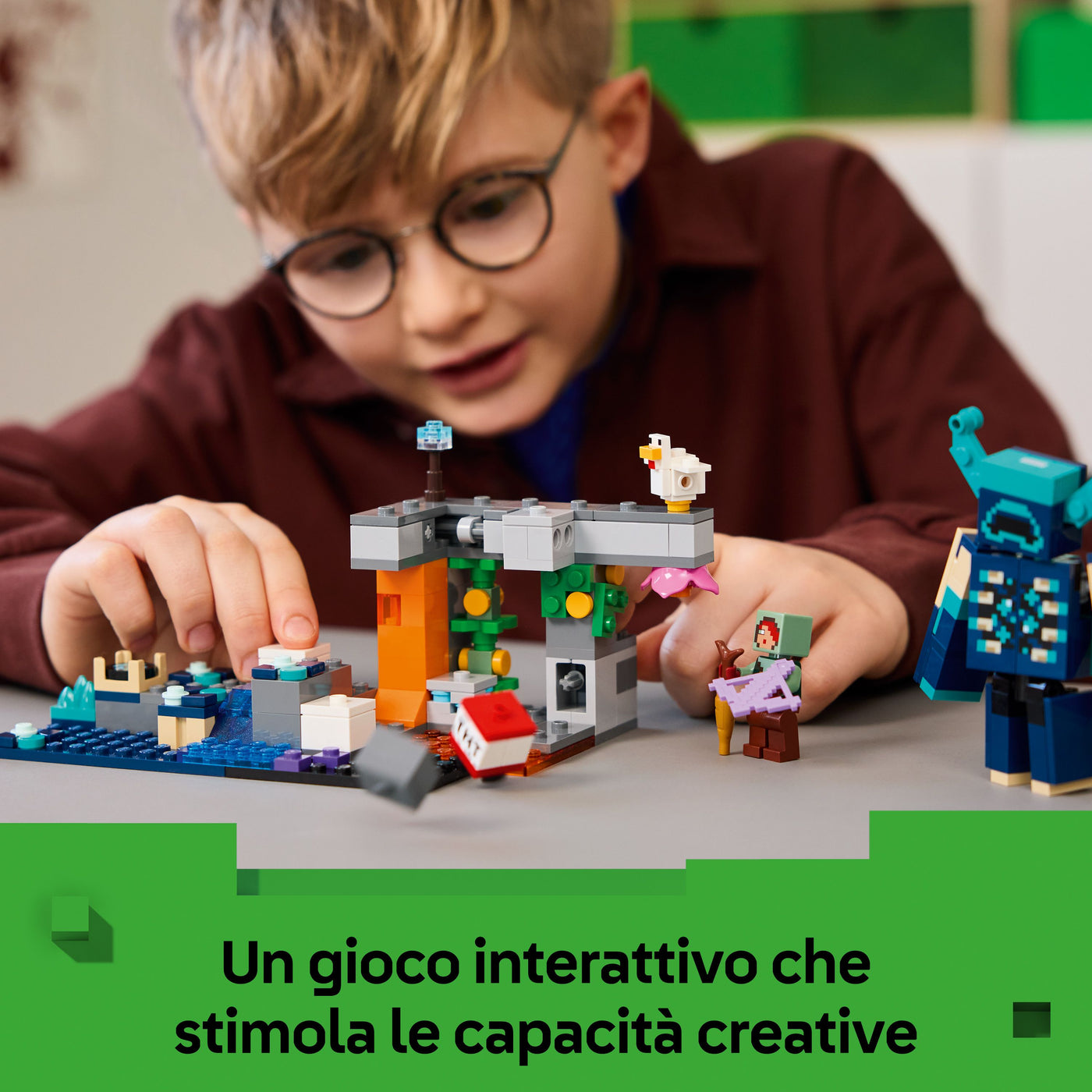 L’incontro con il Sorvegliante fotografia promozionale "Un gioco interattivo che stimola le capacità creative"