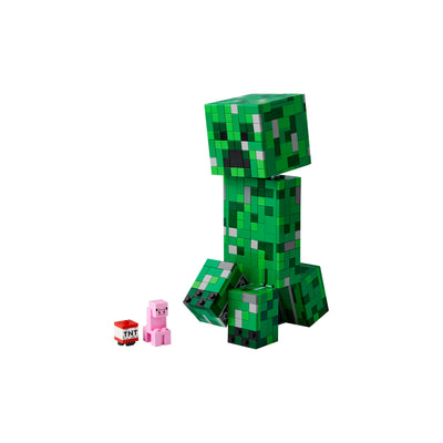 Creeper visione con prospettiva laterale del set lego costruito