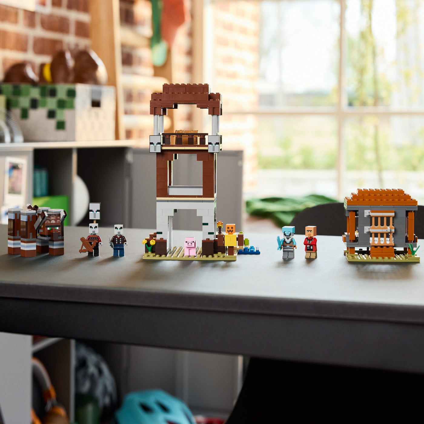 L’avamposto del saccheggiatore e predone fotografia del set lego con disposizione orizzontale