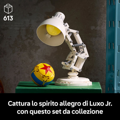 Disney Pixar Luxo Jr. fotografia promozionale "Cattura lo spirito allegro di Luxo Jr. con questo set da collezione"