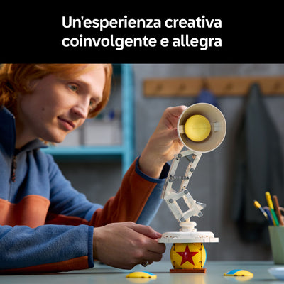 Disney Pixar Luxo Jr. fotografia promozionale "Un'esperienza creativa coinvolgente e allegra"