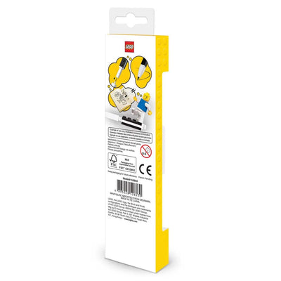 Penna Gel Nera 2.0 con Minifigure visione con prospettiva laterale del retro