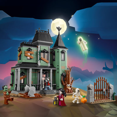 Villa Spettrale visione del set lego costruito come villa spettrale