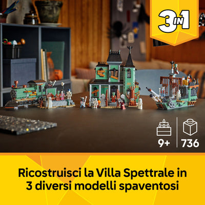 Villa Spettrale fotografia promozionale "Ricostruisci la Villa Spettrale in 3 diversi modelli spaventosi"