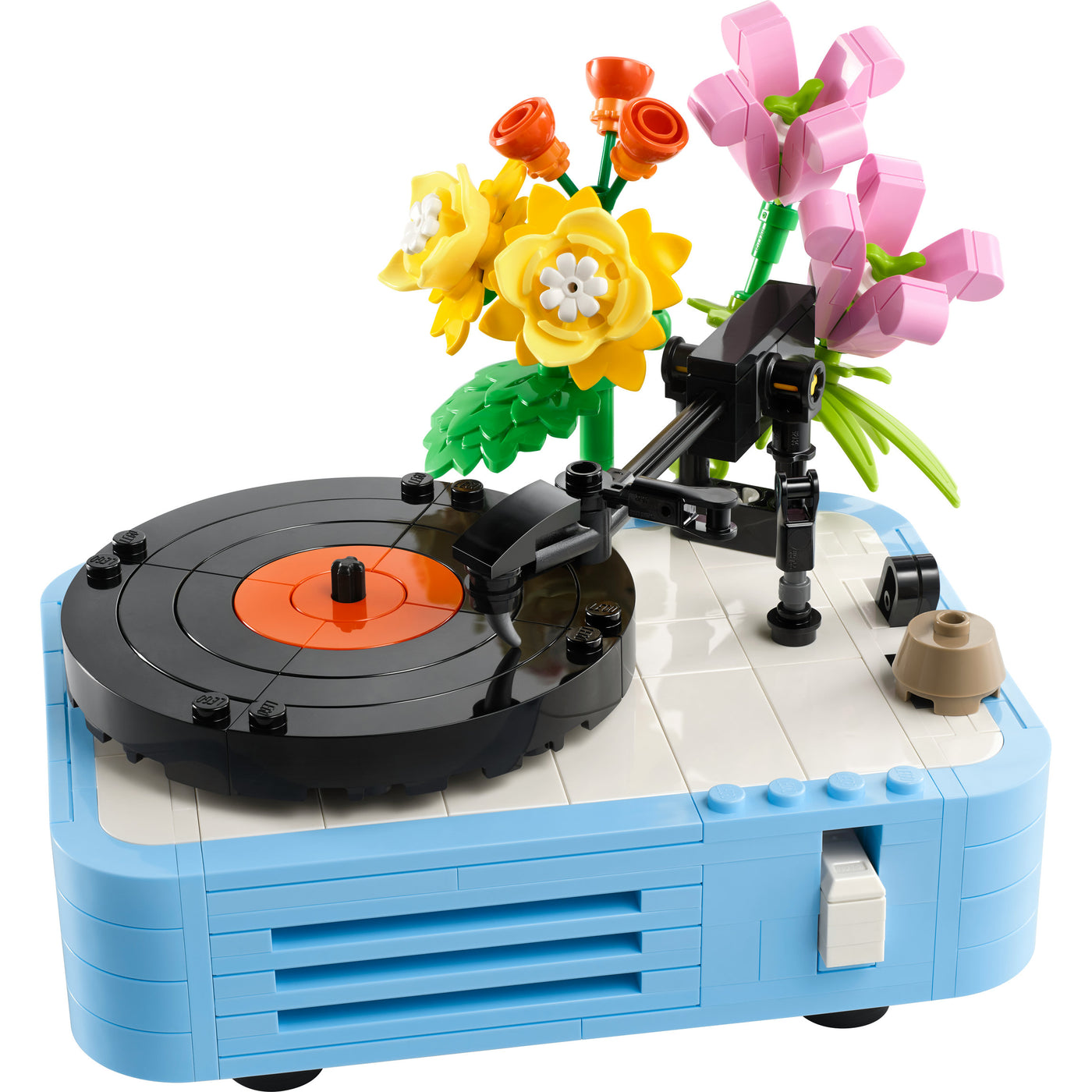 Giradischi con fiori