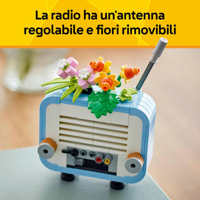 Giradischi con fiori