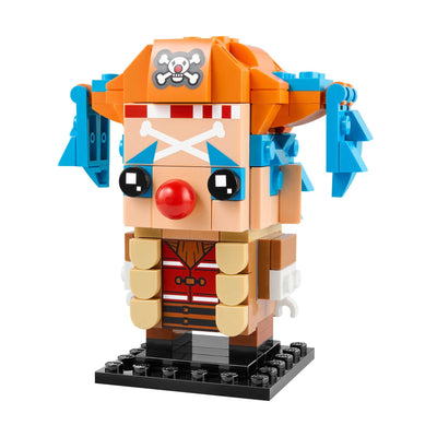 Personaggio di Bagy il Clown visione con prospettiva laterale del set lego costruito