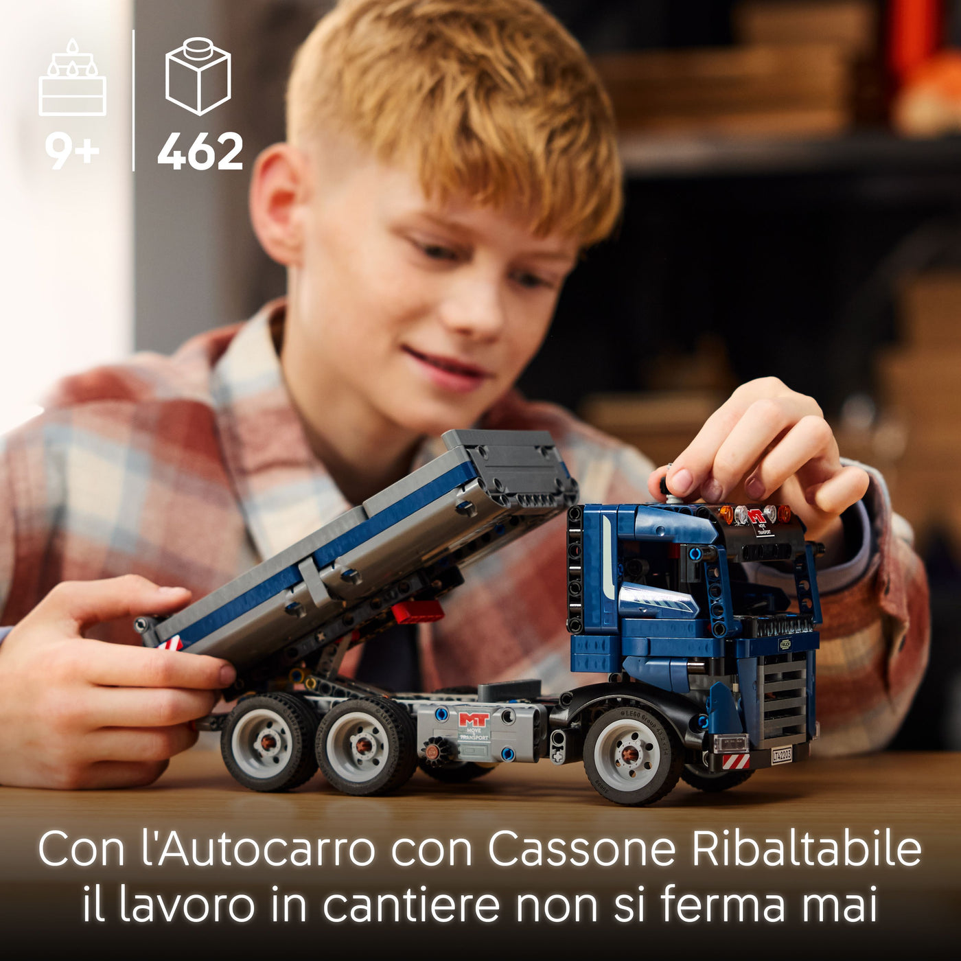 Autocarro con cassone ribaltabile