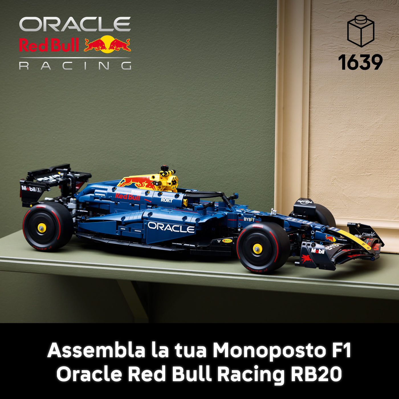 Monoposto F1 Oracle Red Bull Racing RB20 fotografia promozionale "Assembla la tua Monoposto F1 Oracle Red Bull Racing RB20"