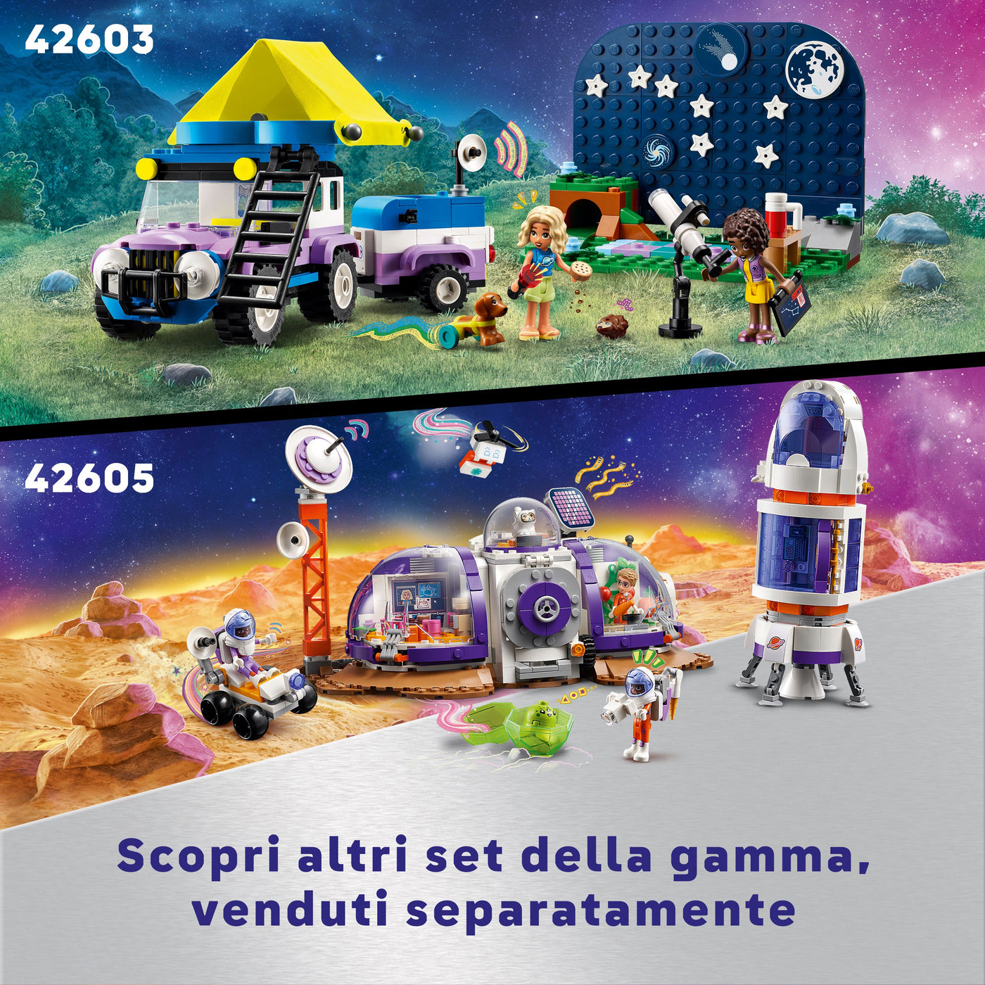 Camping-van sotto le stelle