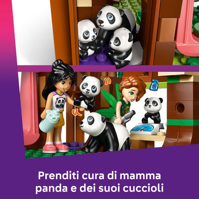 Il Santuario dei Panda visione dettaglio panda inclusi nel set lego