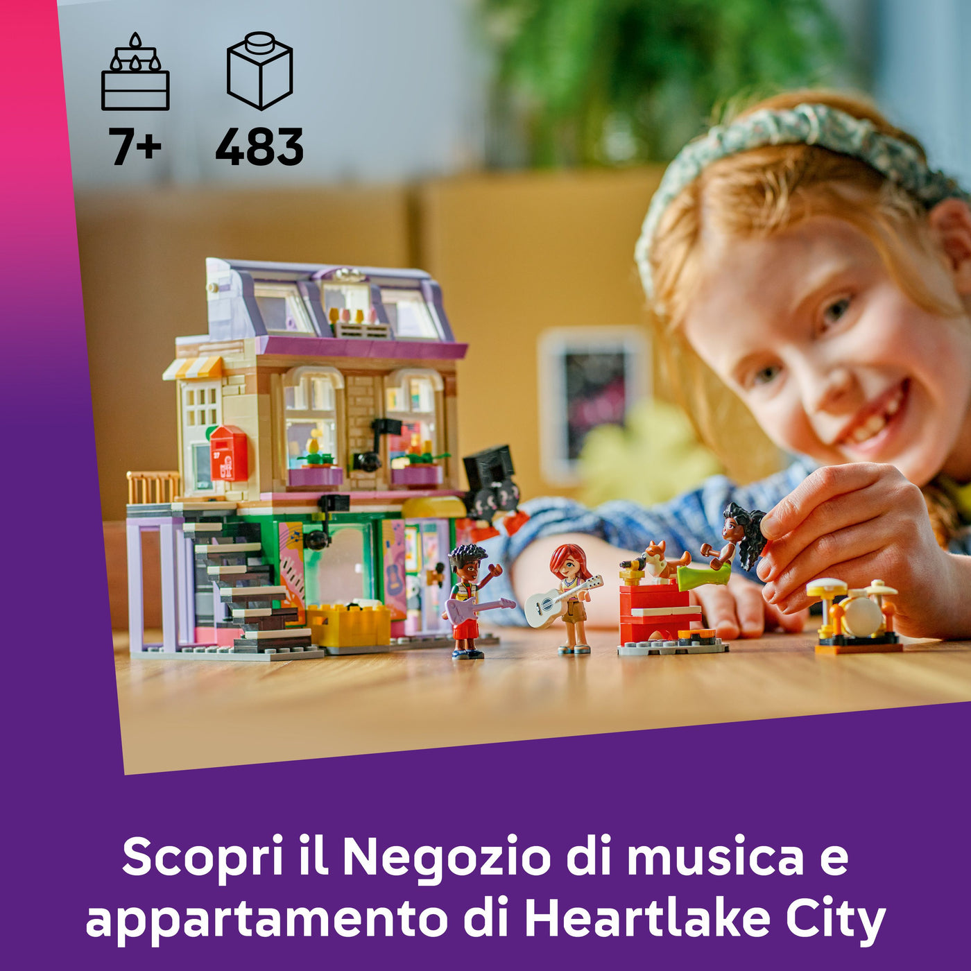 Negozio di musica e appartamento fotografia promozionale "Scopri il negozio di musica e appartamento di Heartlake City"