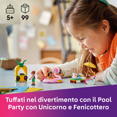 Pool Party con unicorno e fenicottero fotografia promozionale "Tuffati nel divertimento con il Pool Party con Unicorno e Fenicottero"