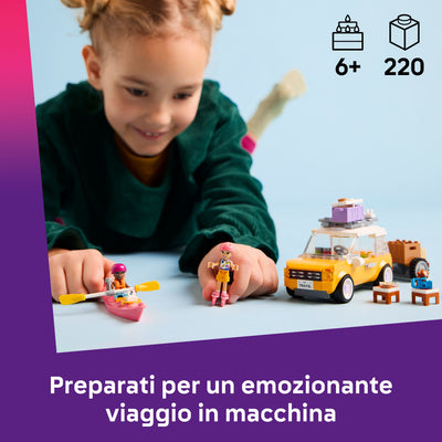 Viaggio in auto con il cucciolo fotografia promozionale "Preparati per un emozionante viaggio in macchina"