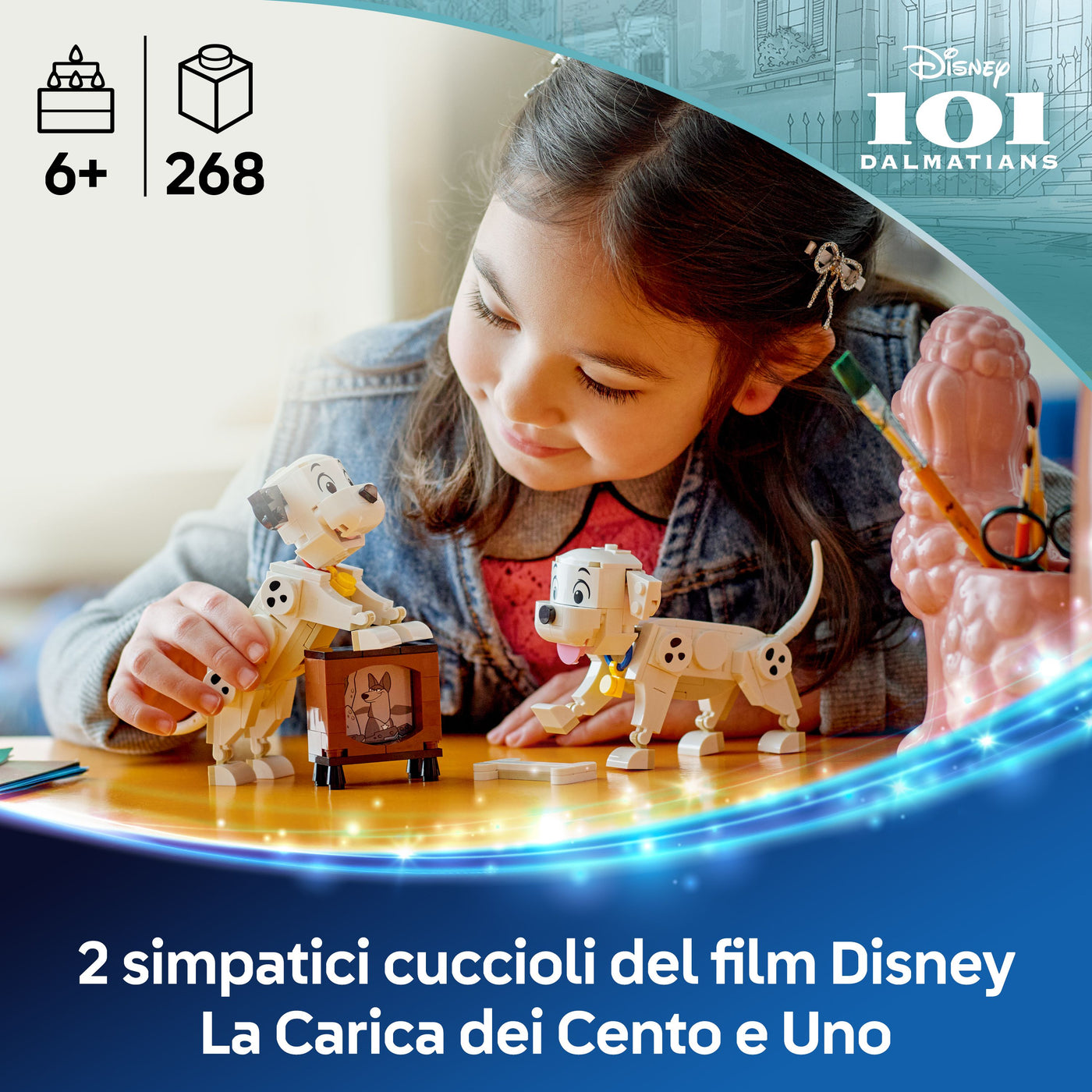 Pongo e Peggy - La carica dei cento e uno fotografia promozionale "2 simpatici cuccioli del film Disney La Carica dei Cento e Uno"