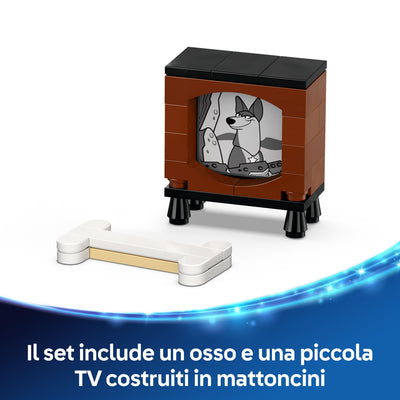 Pongo e Peggy - La carica dei cento e uno visione dettaglio TV e osso contenuti nel set lego