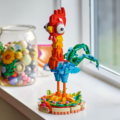 HeiHei fotografia del set lego costruito in ambiente domestico da esposizione