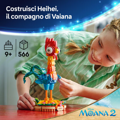 HeiHei fotografia promozionale "Costruisci Heihei, il compagno di Vaiana"