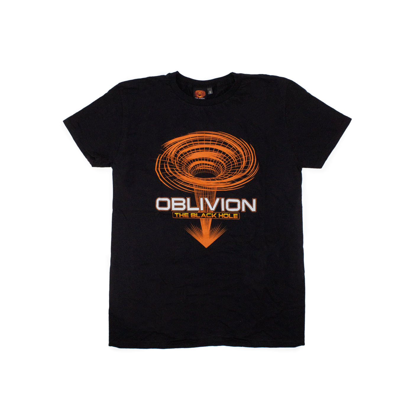 T-Shirt Oblivion colore nero visione frontale