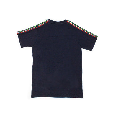 T-Shirt Blue Tornado colore blu scuro  visione retro