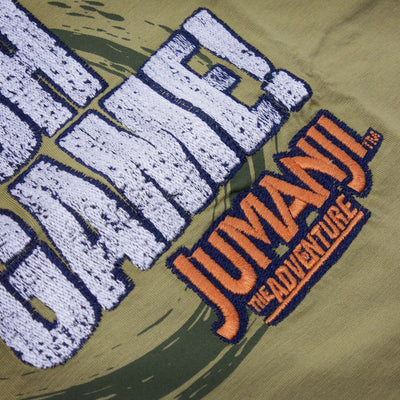 T-Shirt Jumanji® visione dettaglio scritta ricamata