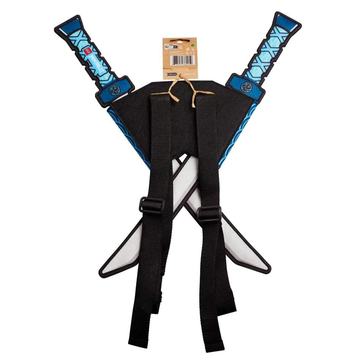 Katana incrociate con fodero visione retro con confezione