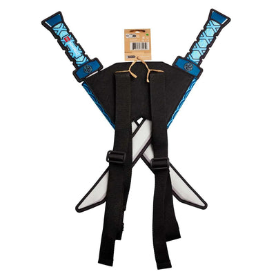 Katana incrociate con fodero visione retro con confezione