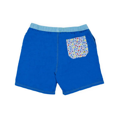 Costume da bagno blu di LEGOLAND Water Park GARDALAND visione retro