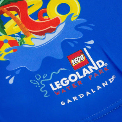 Visione dettaglio con zoom stampa costume bimbo LEGOLAND Water Park Gardaland