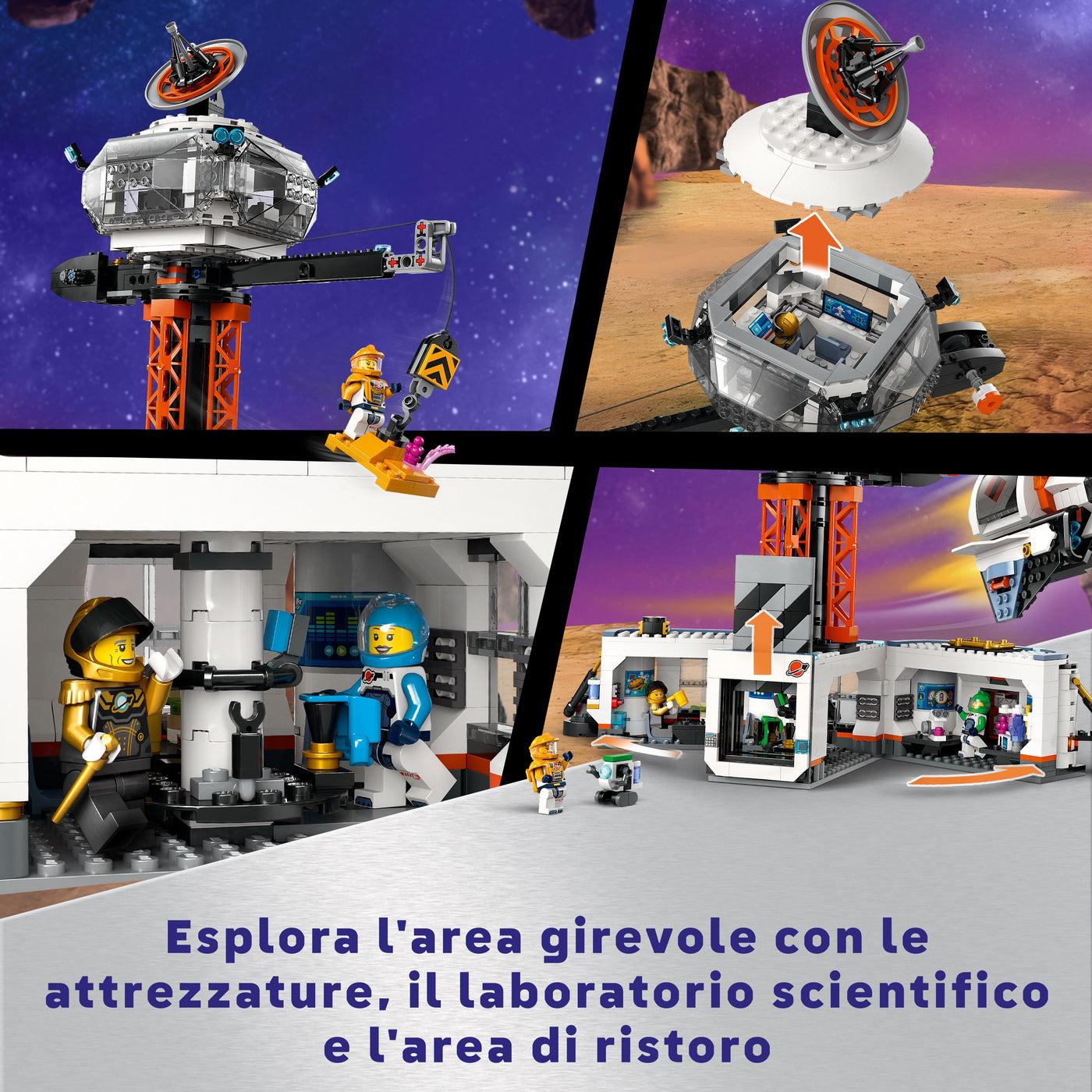 Base spaziale e piattaforma di lancio