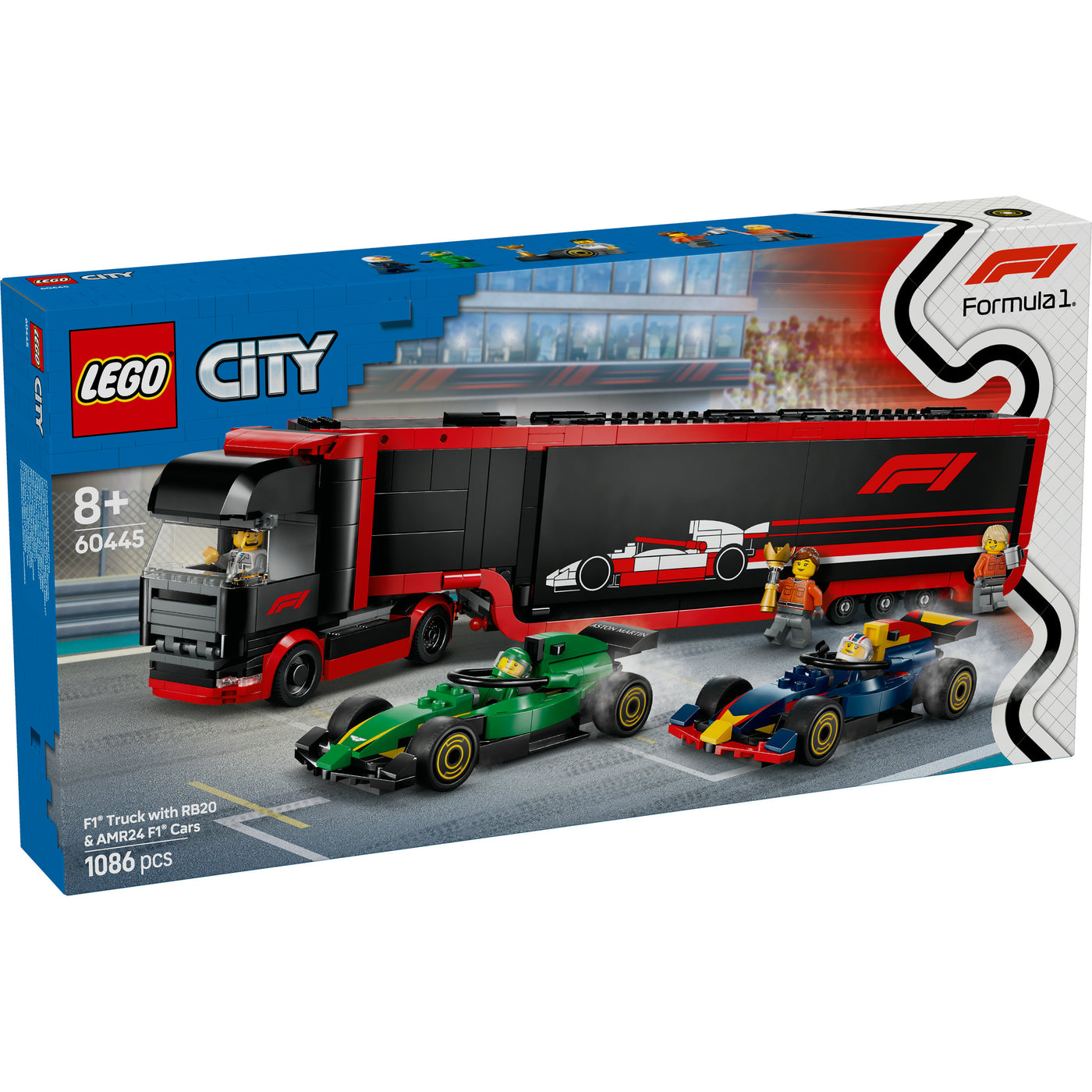 Autotrasportatore F1® con monoposto RB20 e AMR24 F1®