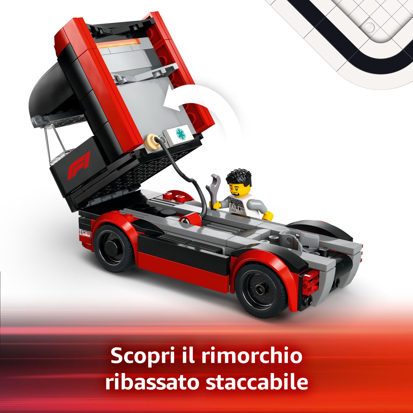 Autotrasportatore F1® con monoposto RB20 e AMR24 F1®