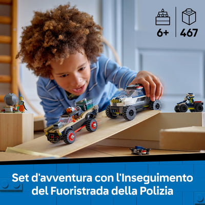 Inseguimento del fuoristrada della polizia