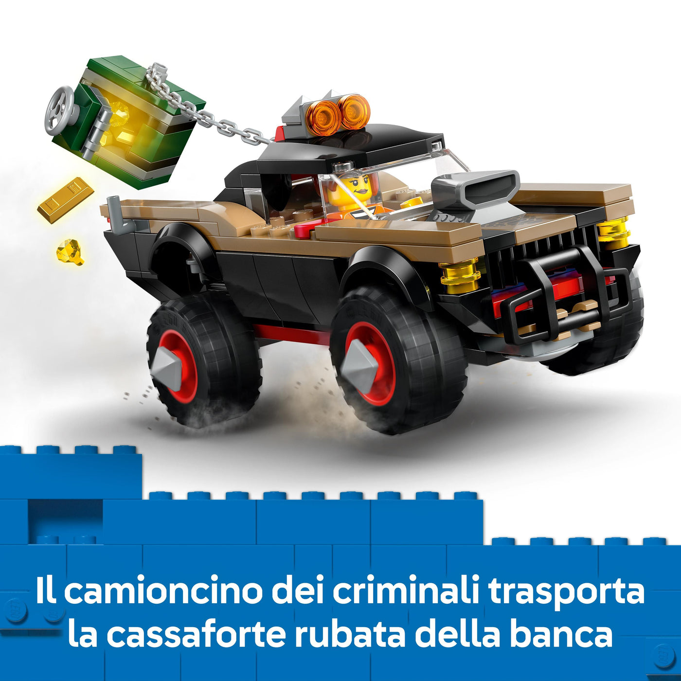 Inseguimento del fuoristrada della polizia