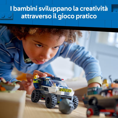 Inseguimento del fuoristrada della polizia