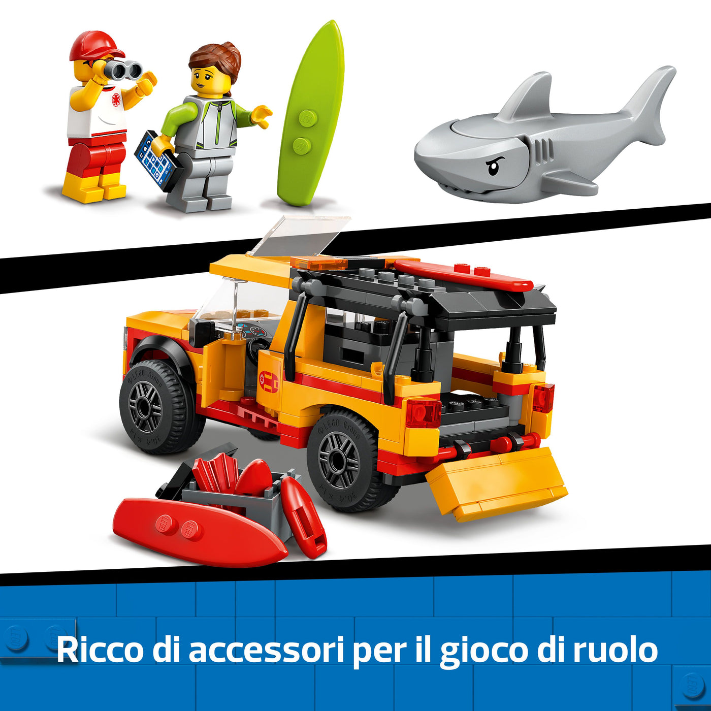 Fuoristrada di soccorso del bagnino