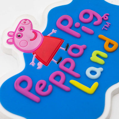 Magnete Peppa Pig Land fotografia dettaglio con zoom 