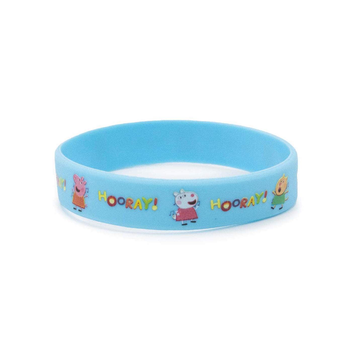Bracciale azzurro Peppa Pig visione frontale