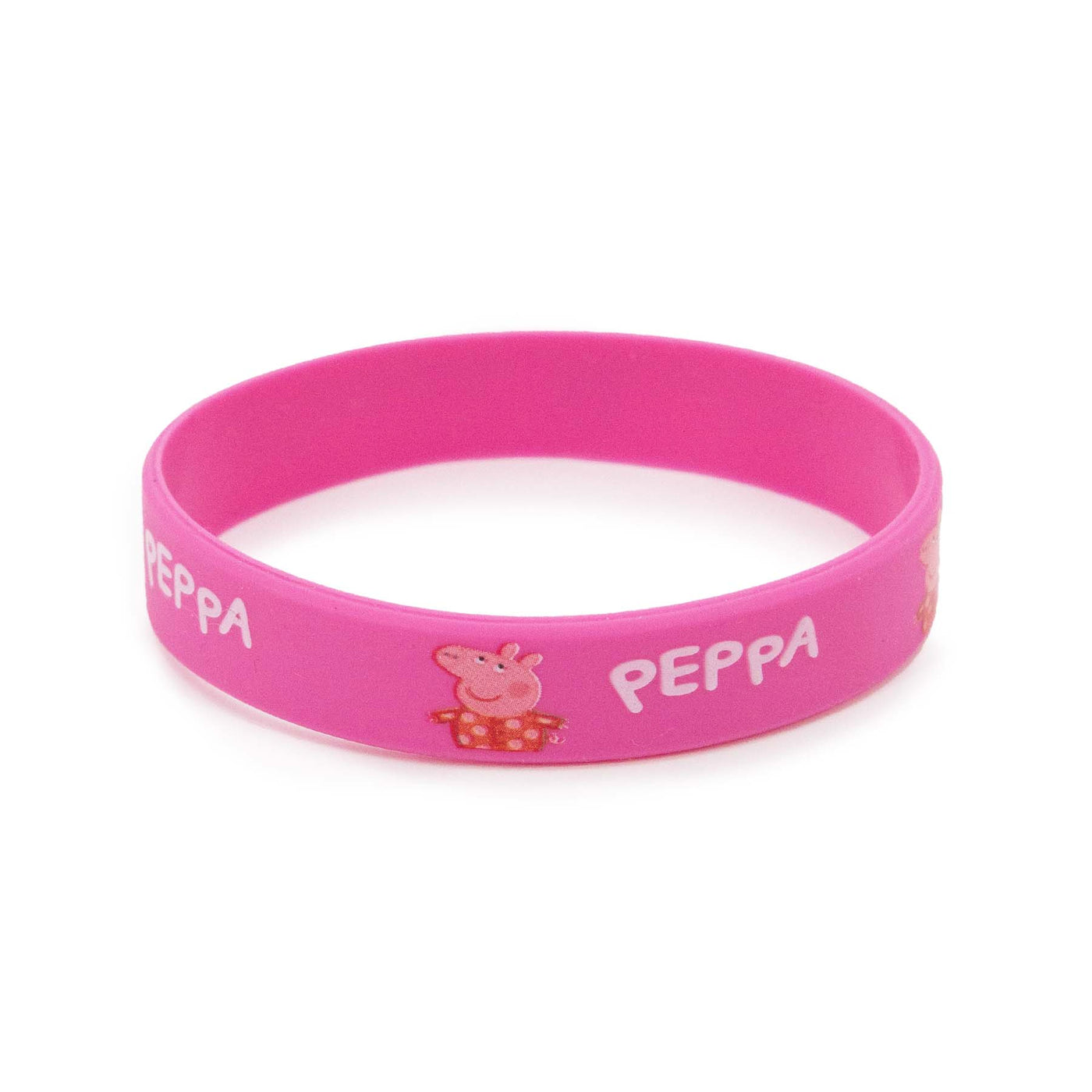 Bracciale rosa Peppa Pig visione frontale