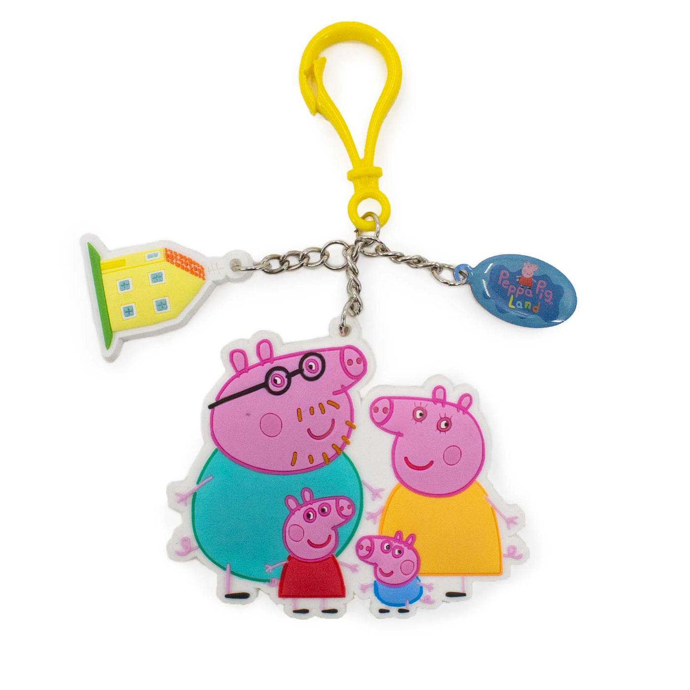 Portachiavi Famiglia Peppa Pig visione frontale
