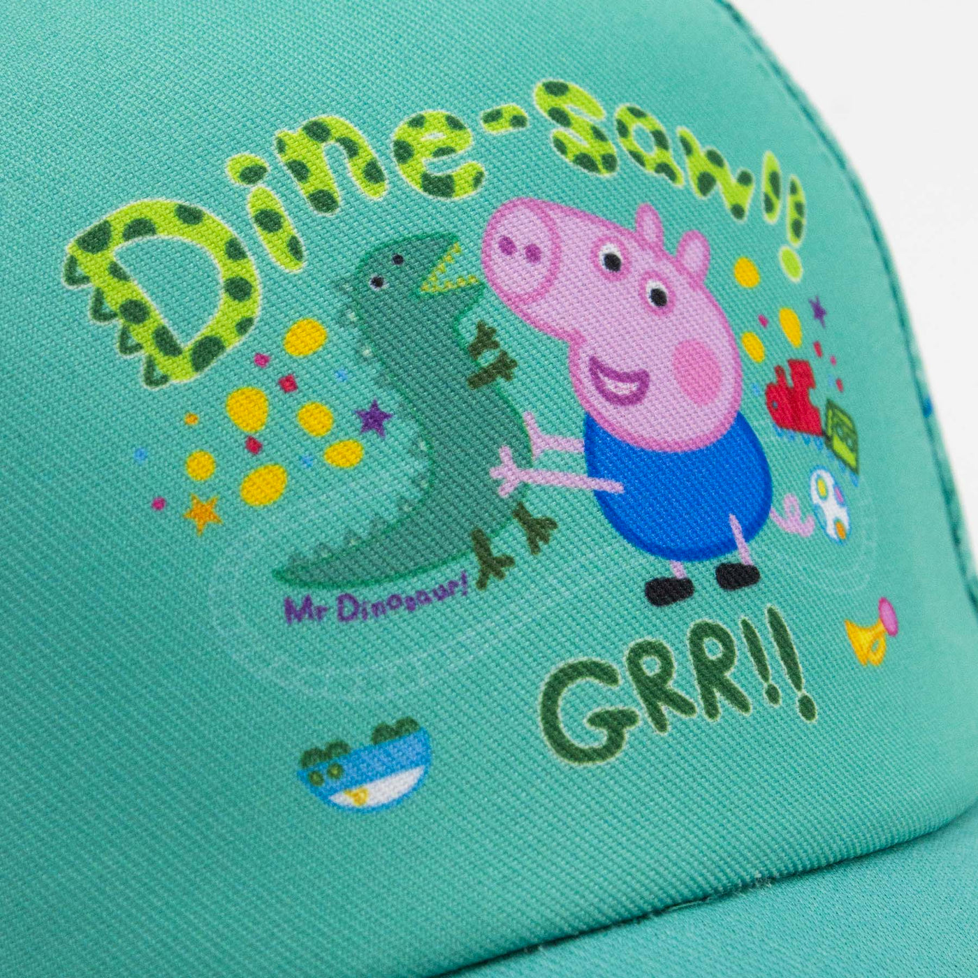 Cappello George visione dettaglio stampa con zoom